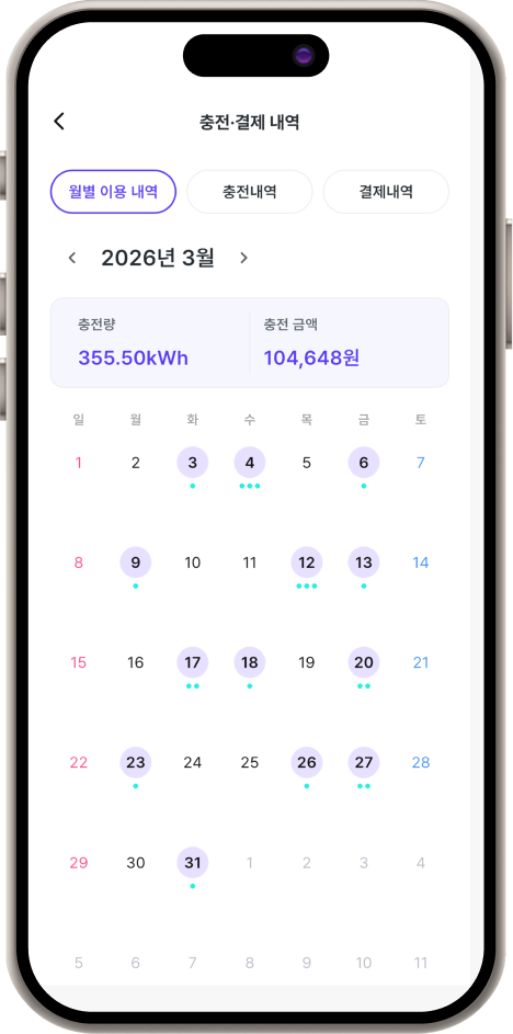 충전 내역